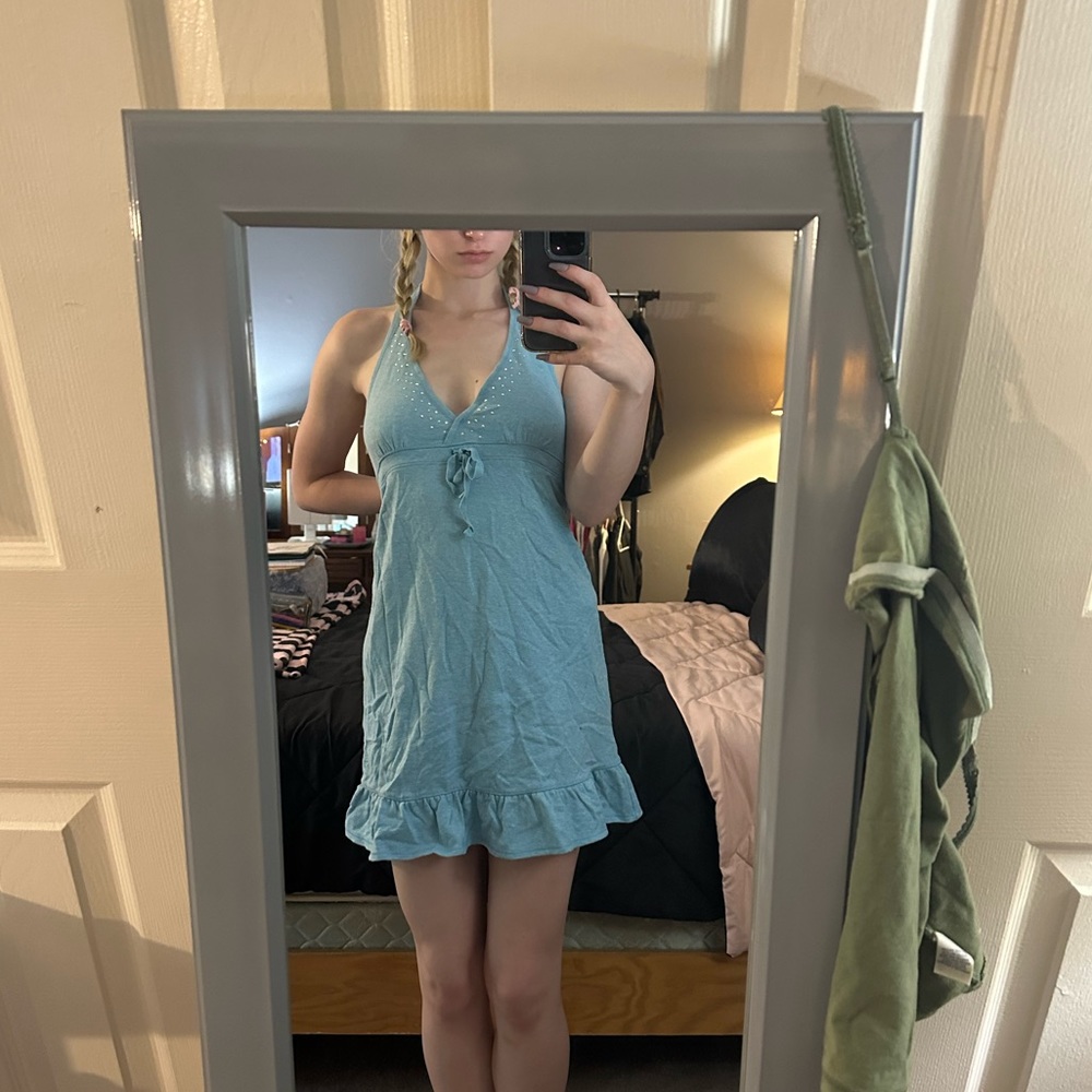 Baby Blue Swimsuit cover up